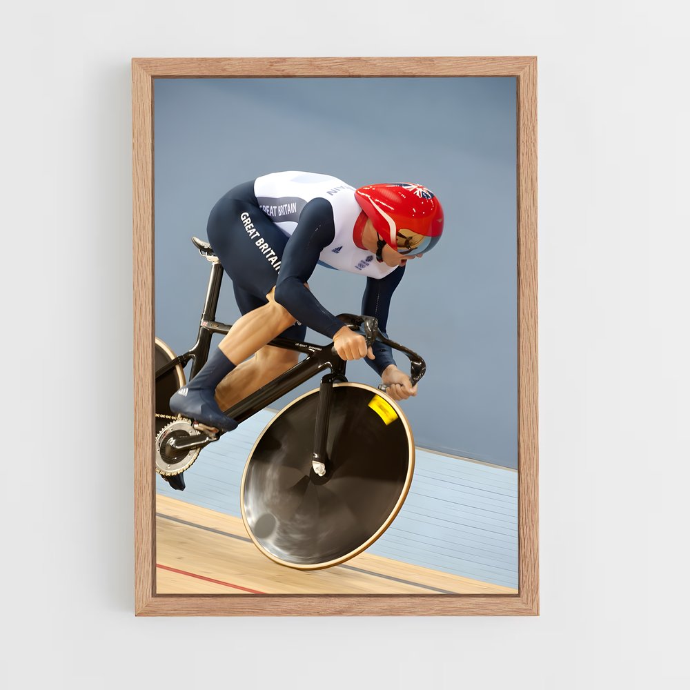 Poster Olympic de cycling – affiche Cyclisme (vue 4)